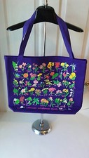 Wild Cotton Ultimate WILDFLOWER Guide Canvas TOTE- Made In USA