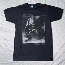 Vintage Darth Vader Shirt Small Child  s Black Star Wars Lucas Films Blue Tag 90s
