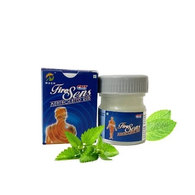 CNI FIRE SENS METHOLATED RUB BALM 25G X 2 PACK MUSCLE RELIEF-  FREE SHIPPING