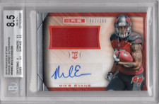 MIKE EVANS 2014 PANINI ROOKIES & STARS RPA RC AUTO/PATCH #/299 BGS 8.5/10 49ERS