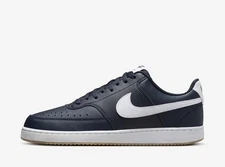 Nike Court Vision Low Shoes Obsidian Summit White Gum Men's Size 9.5 FZ5547-400