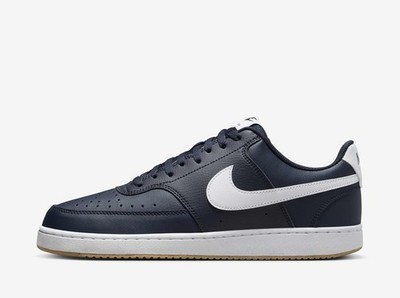 Nike Court Vision Low Shoes Obsidian Summit White Gum Men's Size 9.5 FZ5547-400