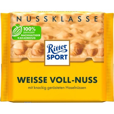 Ritter SPORT Weisse Voll-Nuss Schokolade 100,0 g