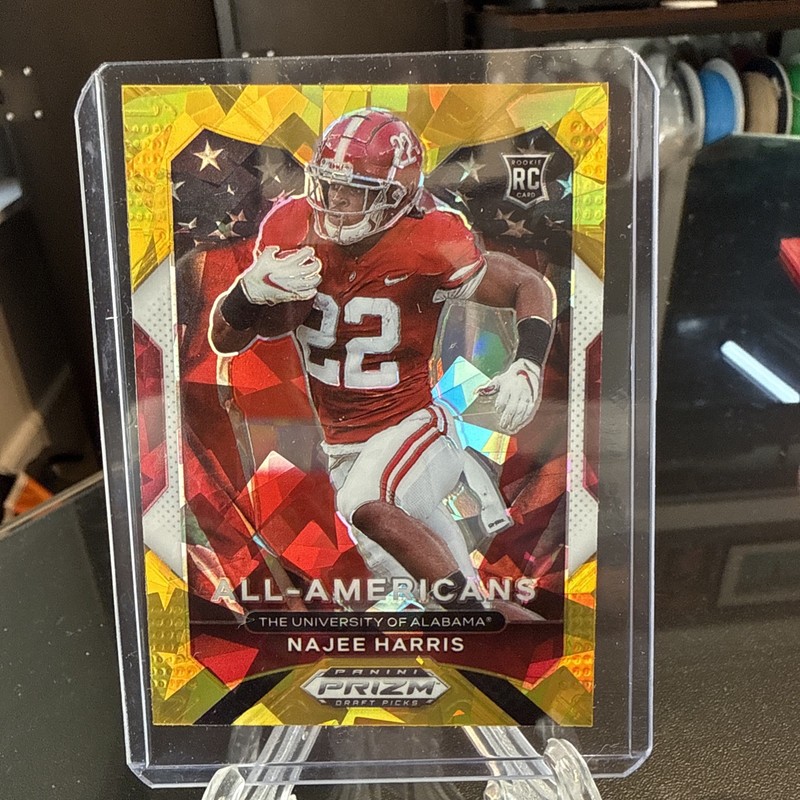 Najee Harris 13 Card Rookie And More Lot (cracked Ice, Season Ticket)