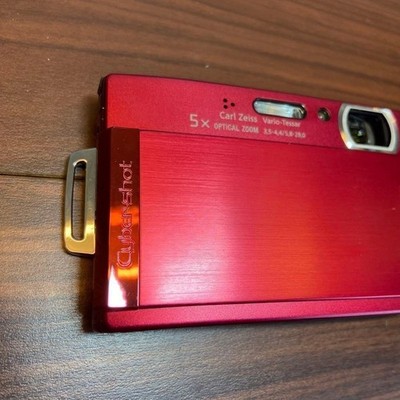 Sony Cyber-shot DSC-T300 Red Digital Camera Tested Complete