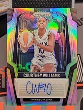 2025 Panini Prizm WNBA #SG-CW Courtney Williams Silver Auto