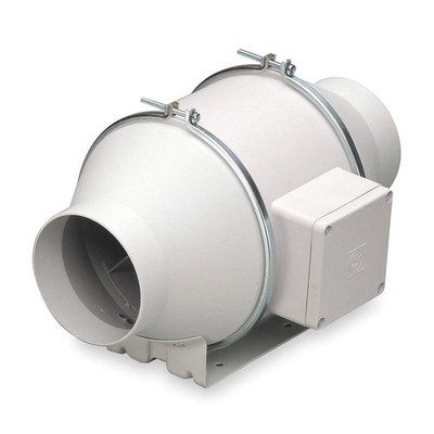 SOLER & PALAU TD-200 Plastic 9''D,5.6''H,5.6''W Inline Duct Fan 3CGA7