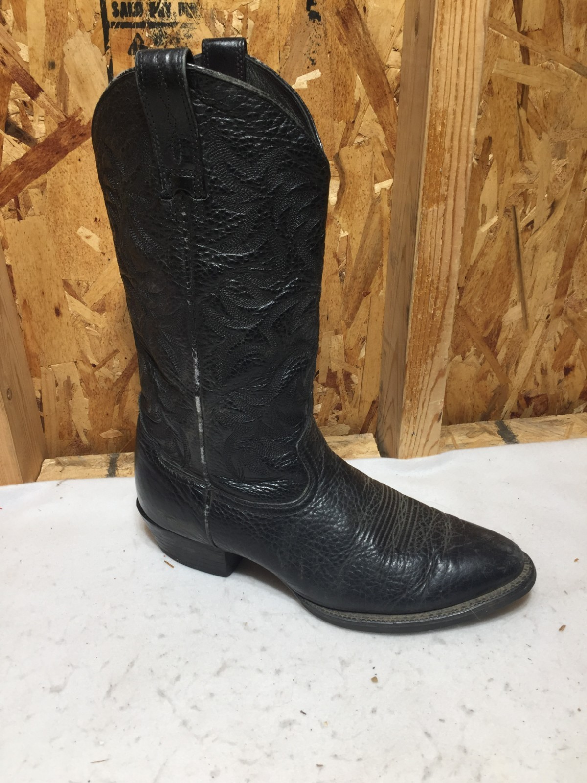 S 9 D Black Leather