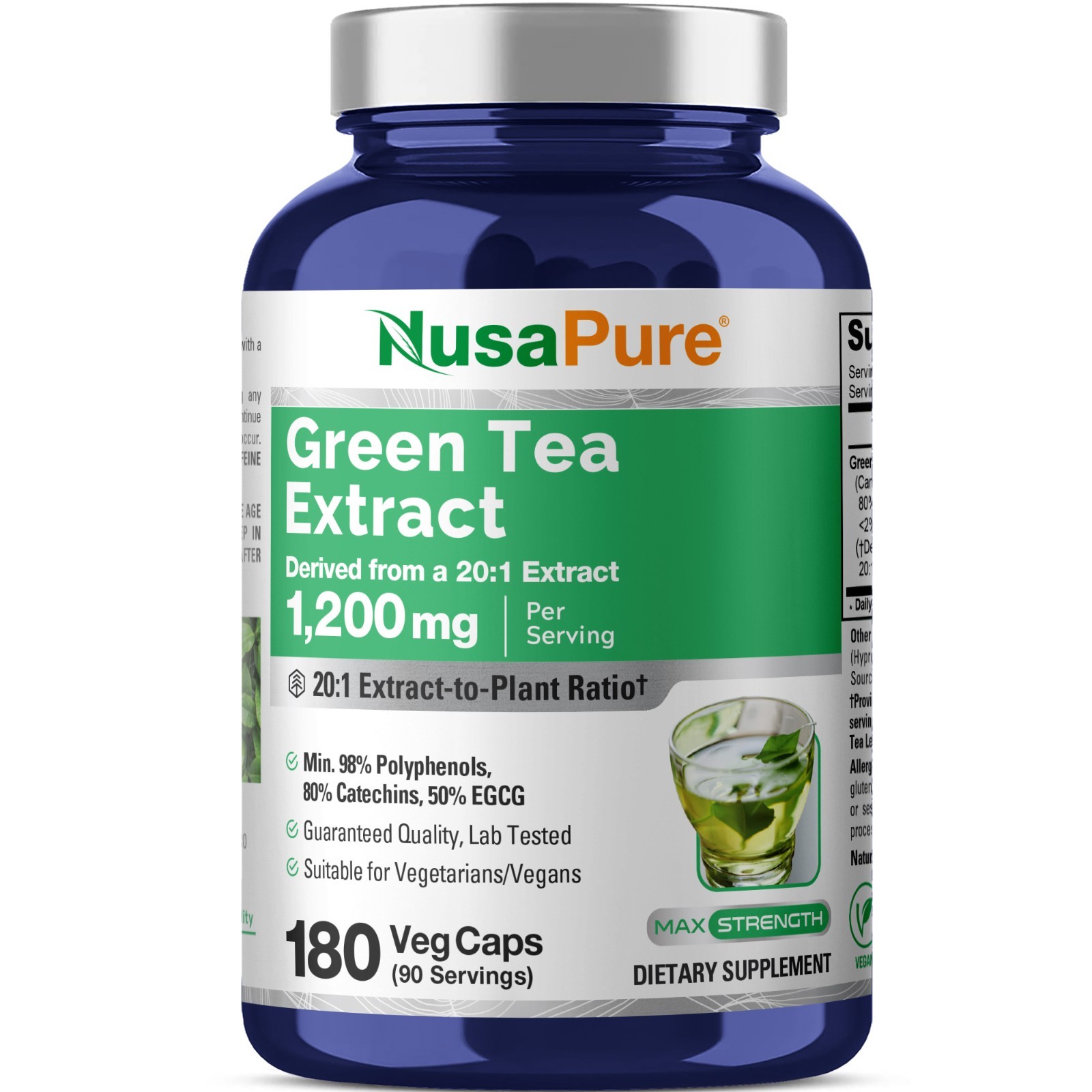 Capsules, 1200 Mg, 180 Veg Capsules