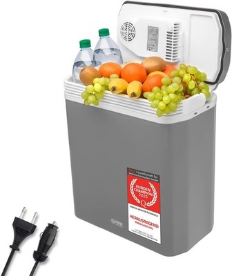 TZS First Austria Kühlbox 24L elektrisch 12V/230V thermoelektrisch grau