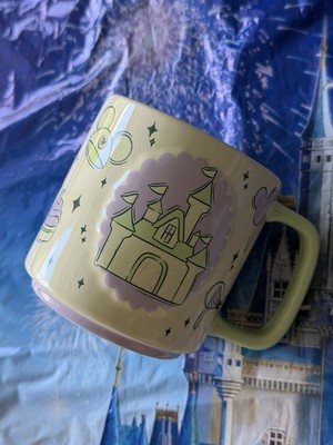 Disney Parks Starbucks Summertime Castle Lavender Matcha Ceramic Coffee Mug 2026