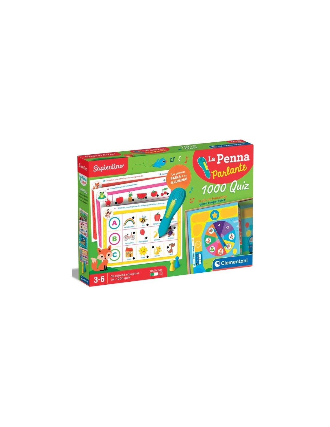 Clementoni Sapientino La Penna Parlante 1000 Quiz