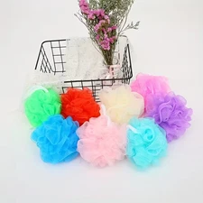 10pcs Colorful Loofah Sponges Ultra-Soft Bath & Shower Exfoliating Set