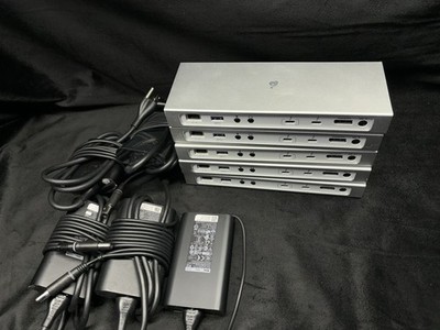 (5) IOGEAR Thunderbolt 3 Docking Station Pro GTD735-Lot Of 5 (WITH Power Supply)