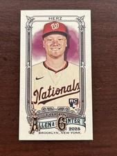 DJ Herz 2025 Topps Mini Allen & Ginter Rookie Card 237 Washington Nationals