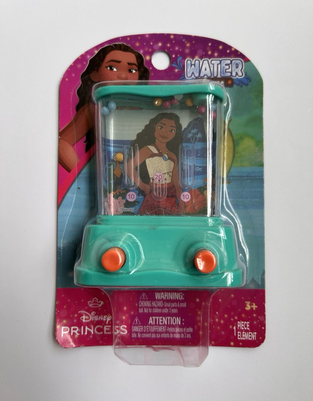 Disney Princess Water Ring Toss Handheld Game Toy Kids Travel Activity Age 3+