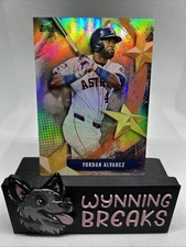 Yordan Alvarez Rainbow Foil Parallel 2025 Topps Stars of MLB Houston Astros 