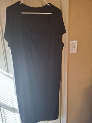 White Stag Womens Black Midi Dress Size 20