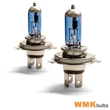 High Beam H4 +50% Xenon headlight Bulbs for Mitsubishi Shogun Sport Van 1999-08