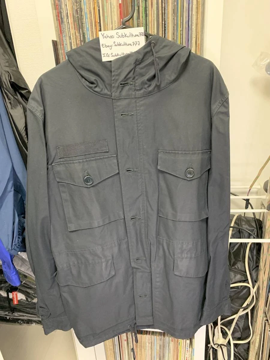 VESTE MILITAIRE NOIRE L Supreme Box logo neuve rare neuve noire rare