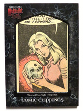 2023 Fleer Ultra Midnight Sons Werewolf By Night Comic Clippings Card 3/40 SSP!!