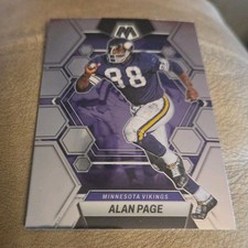 2023 Panini Mosaic #156 Alan Page Minnesota Vikings