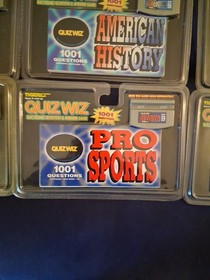 2 Used Quiz Wiz  Handheld  Consoles And 6 Unopened Games And The Books