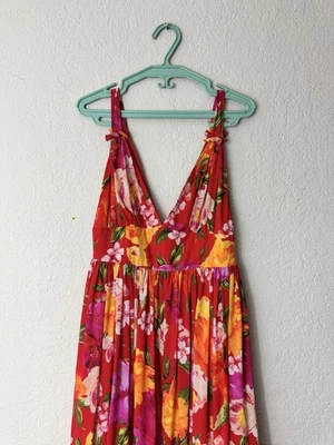 Ronny Kobo Damen Maxikleid Sallee Blumen Größe Medium - Bild 1 von 4