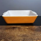 Vintage Pyrex 0503 Orange 1 1/2 Qt Rectangle Casserole Dish NO Lid