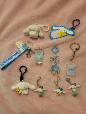 hello kitty cinnamoroll keychain lot of 9