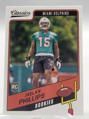 2021 CLASSICS JAELAN PHILLIPS ROOKIE FOOTBALL CARD DOLPHINS NFL 197 panini