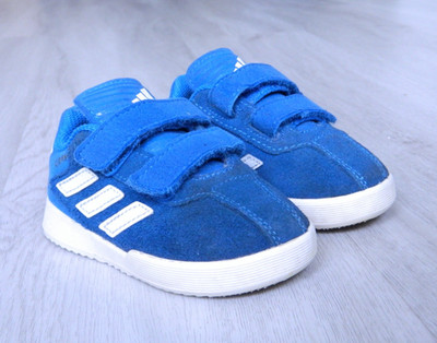 Adidas Copa Super Wildleder Kleinkind Jungen Turnschuhe blau Größe Säuglinge 5/21