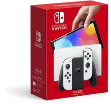 Nintendo Switch OLED Model HEG-001 Handheld Console - 64GB - White
