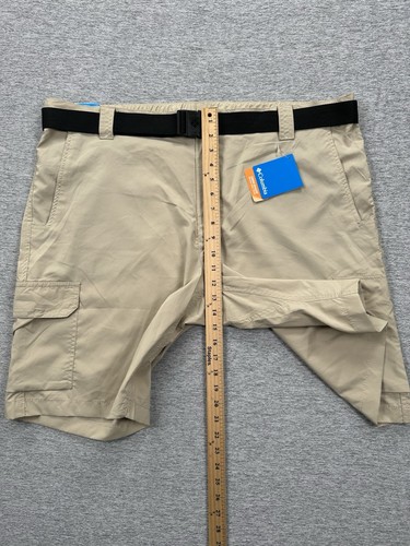 Columbia Shorts Herren 44 beige silber Ridge Utility Cargo Gürtel Omni Shade NEU - Bild 4 von 10