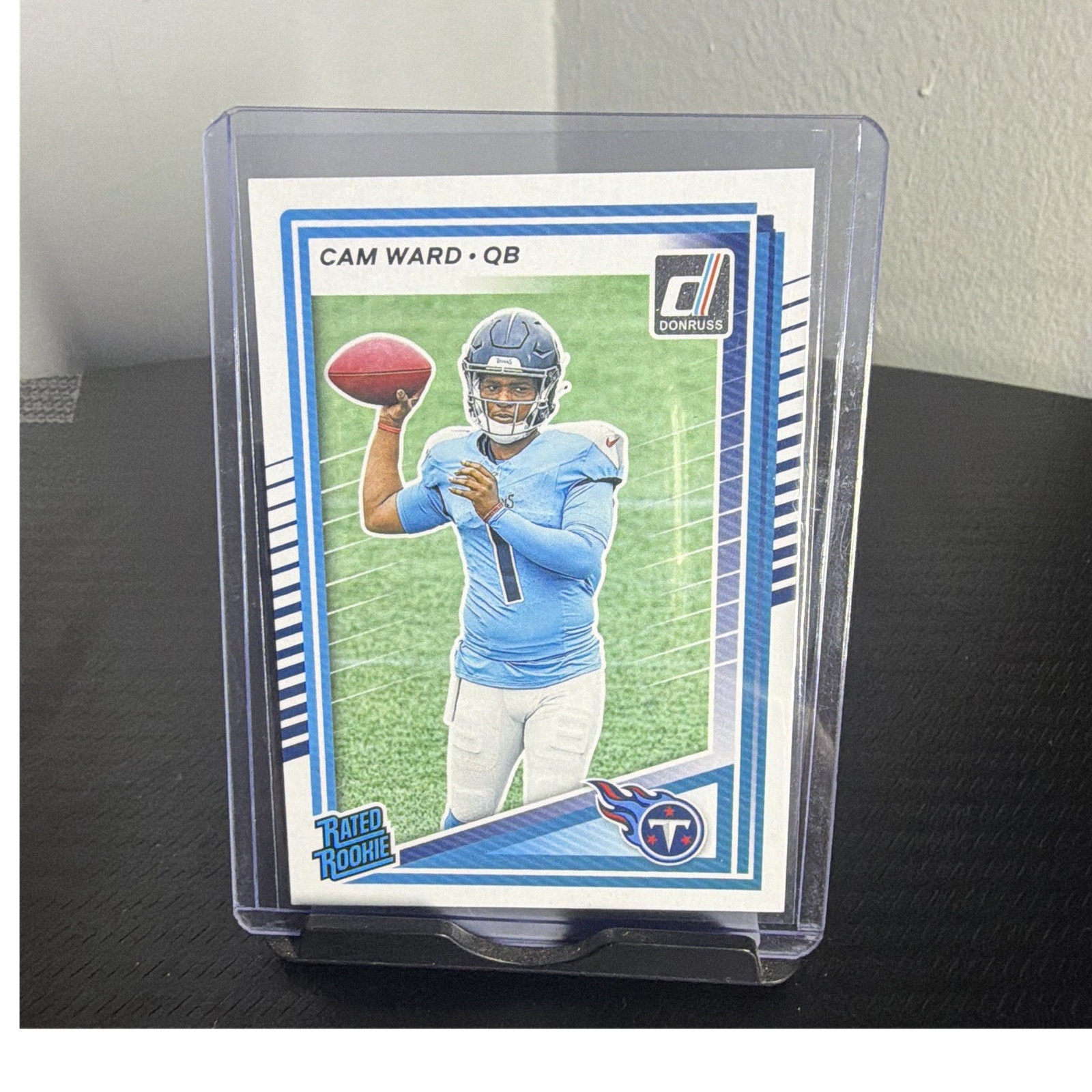 Panini 2025 Donruss Rated Rookie No Name Cam Ward Titans Football #350