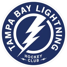 Tampa Bay Lightning Logo - Die Cut Laminated Vinyl Sticker Decal NHL car window
