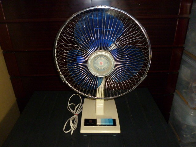 N*a様 National F-30CG Japanese Antique National Electric Fan F-30DZ Works Fine Vintage
