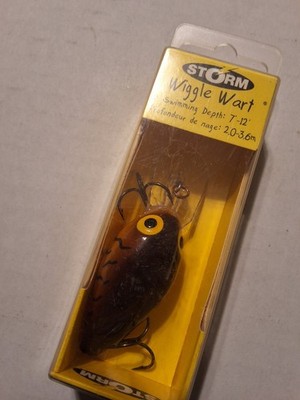 STORM WIGGLE WART WW05 CRAYFISH NOS 2000 YELLOW BOX PRE RAPALA VINTAGE FISHING