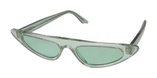 NEW ANDY WOLF FLORENCE SUNGLASSES GREEN CAT EYE AUSTRIA 53-17-140 G WOMENS