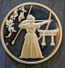 2019 SatosanMetals Kyudo 1oz. Silver Heidi Wastweet/Sandra Deiana [s/n 0105]