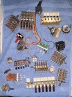Vintage Assorted Potentiometers & Rotary Switches Mixed Electronic Parts Lot — photo 1