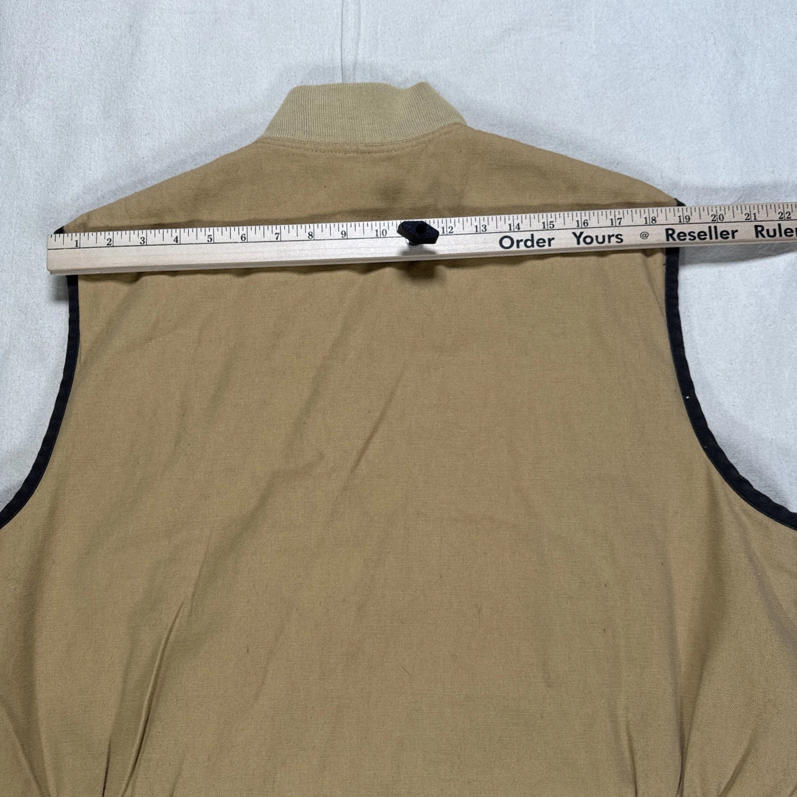 Members Only Vest Mens Large Vintage Outdoor Work Jacket Canvas - product detail image 6