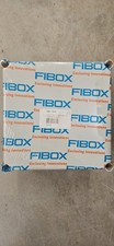 Waterproof outdoor electric box, Fibox 260 x 260 x 180mm IP66 rated, grey BNIB