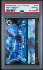 2024 DISNEY LORCANA EN 4-ENCHANTED #219 ARIEL'S GROTTO A SECRET PLACE PSA 10
