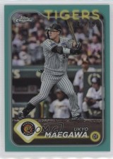 2024 Chrome NPB Nippon Professional Baseball Aqua Refractor Ukyo Maegawa 04cw
