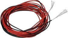 BNTECHGO 30 Gauge Silicone Wire Red and Black Each 10Ft Flexible 30 AWG Stranded