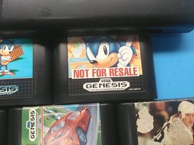 Sega Genesis System 1 W/ 6 Games  All Hookups