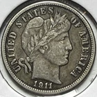 1911 Barber dime - Free Shipping - (5-8)
