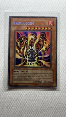 Yu-Gi-Oh! TCG Lava Golem Pharaonischer Wächter PGD-107 1. Auflage Secret Rare - LP
