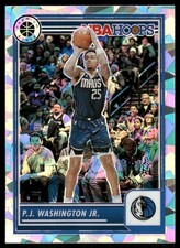 2023-24 Hoops Premium Stock #121 P.J. Washington Jr. Ice Prizm